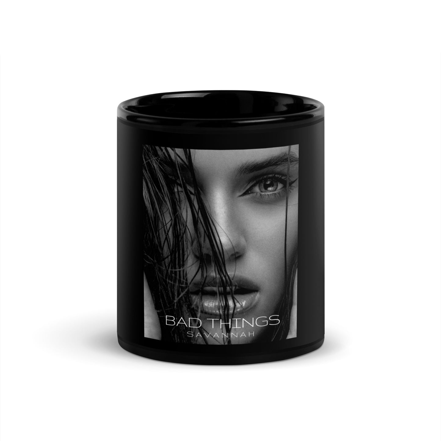 Black Glossy Mug