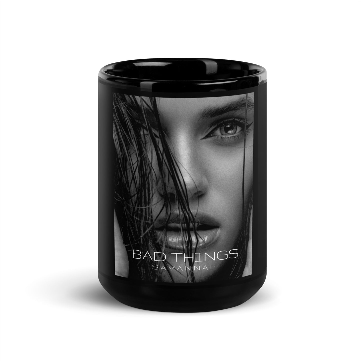 Black Glossy Mug