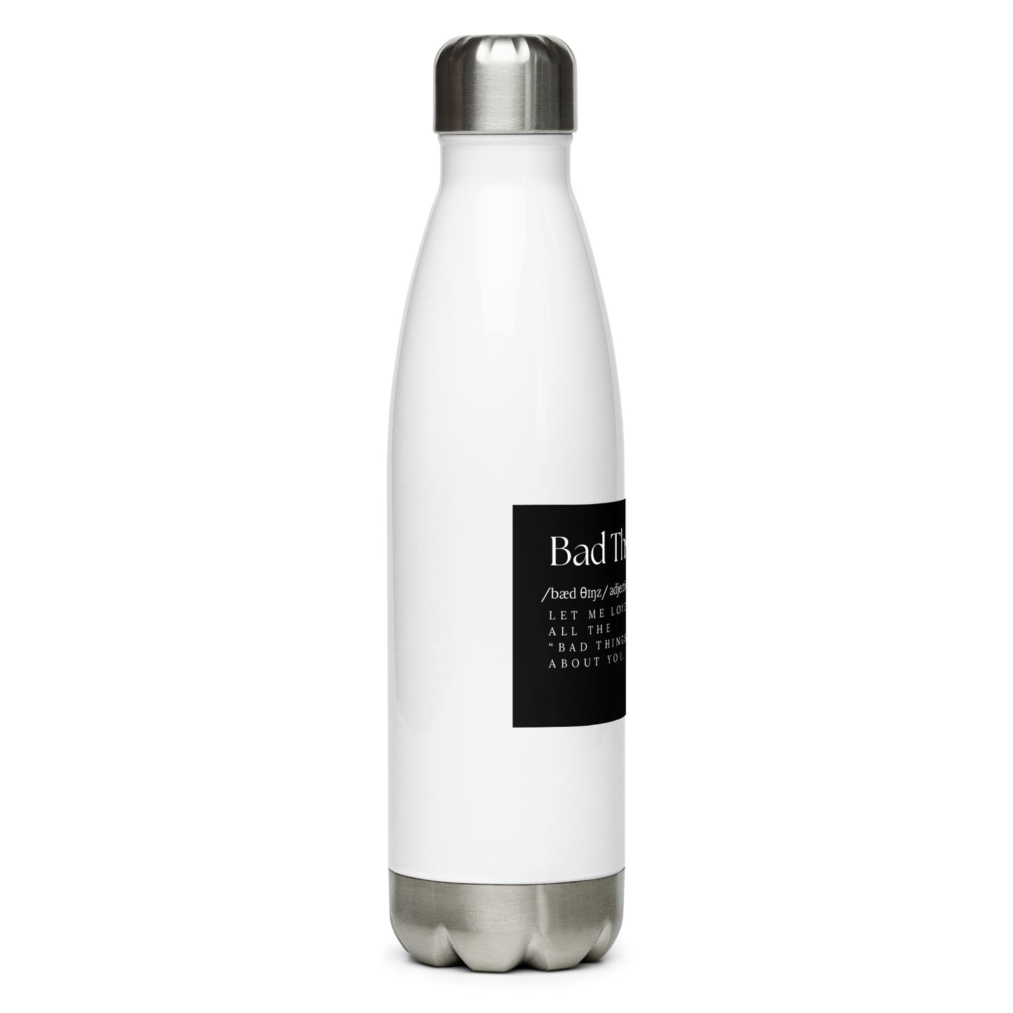 Stainless steel water bottle